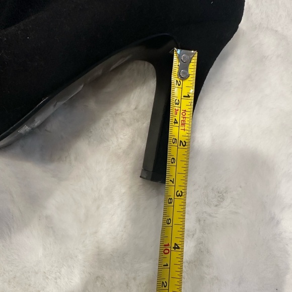 Enzo Angiolini Black Heeled Boots - Picture 9 of 9